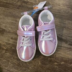 New Carter's Shimmering Light Pink Girls' Sneakers Size 7 Toddler